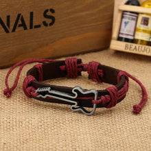 Load image into Gallery viewer, Hollow Guitar Leather Bracelet