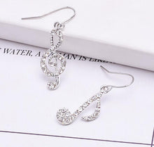 Load image into Gallery viewer, Trendy Music Notes Earrings