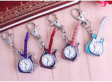 Load image into Gallery viewer, Creative 3in1 Guitar Keychain,Watch & Necklace