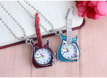 Load image into Gallery viewer, Creative 3in1 Guitar Keychain,Watch & Necklace
