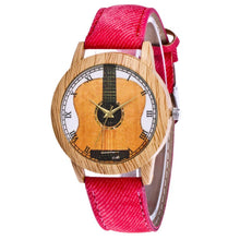 Load image into Gallery viewer, Guitar Fashion Leather Watch