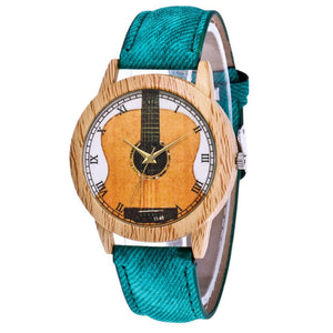 Guitar Fashion Leather Watch