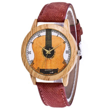 Load image into Gallery viewer, Guitar Fashion Leather Watch
