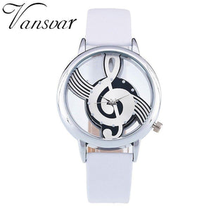 Hollow Music Note Notation Watch