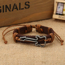 Load image into Gallery viewer, Hollow Guitar Leather Bracelet

