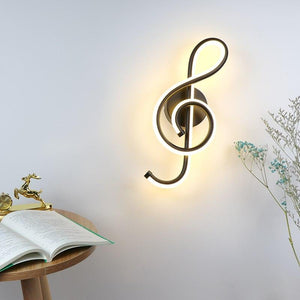 Music note lamp