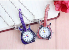 Load image into Gallery viewer, Creative 3in1 Guitar  Keychain,Watch &amp; Necklace
