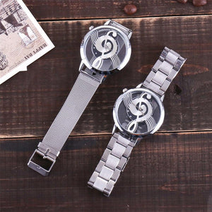 Hollow Music Note Notation Watch