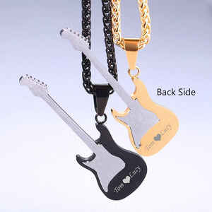 Electric Guitar Pendants & Necklaces