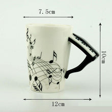 Load image into Gallery viewer, Piano Ceramic Mug
