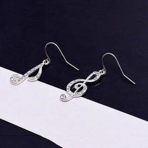 Trendy Music Notes Earrings