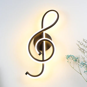 Music note lamp