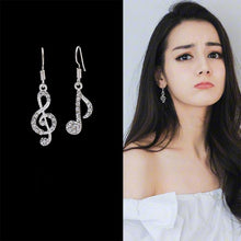 Load image into Gallery viewer, Trendy Music Notes Earrings
