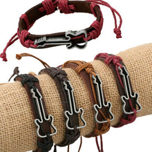Load image into Gallery viewer, Hollow Guitar Leather Bracelet
