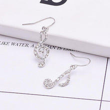 Load image into Gallery viewer, Trendy Music Notes Earrings
