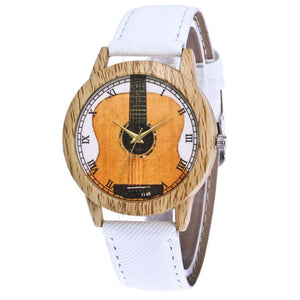 Guitar Fashion Leather Watch